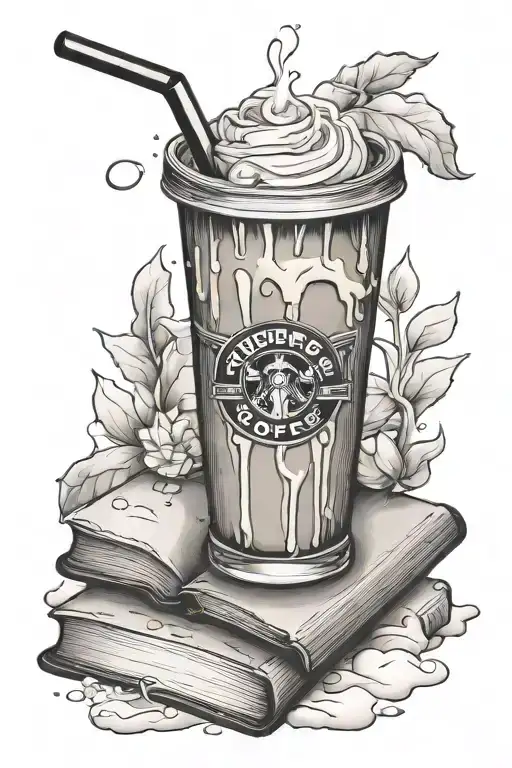 Iced Coffee Books And Snow