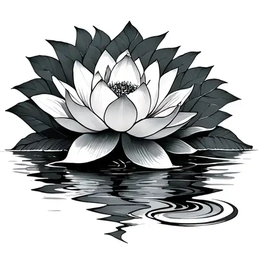 Lotus Flower Waterfall