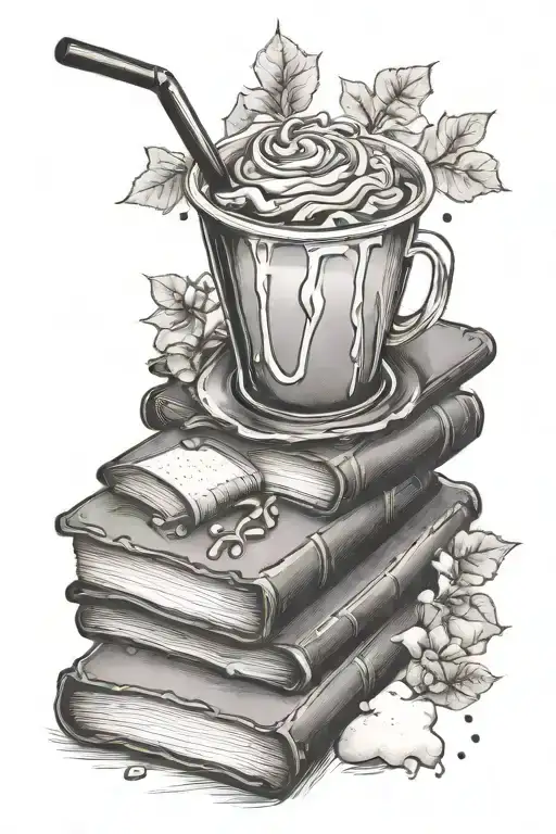 Iced Coffee Books And Snow