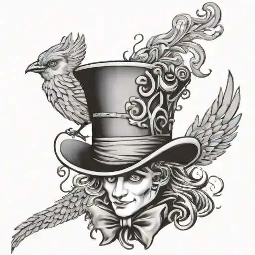 Mad Hatter And Phoenix Bird