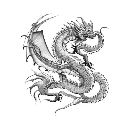Coiled Up Dragon