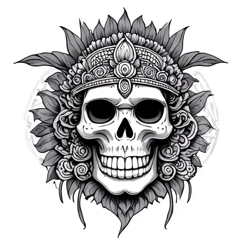 Skull And Theyyam
