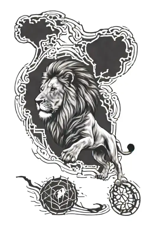 Lion Africa Continent