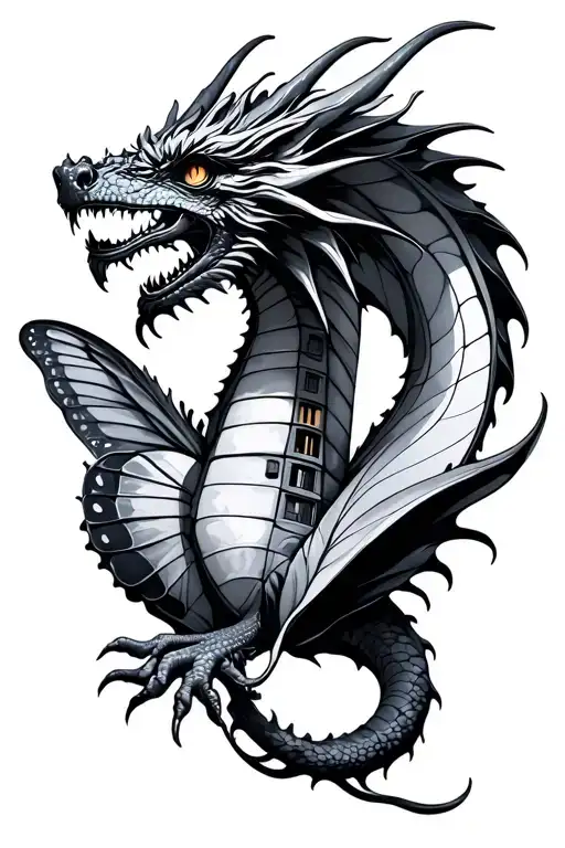 Lighthouse Dragon Emma Butterfly Surrounded