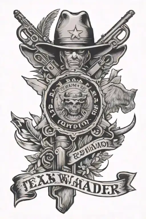 Texas Game Warden Half Sleeve