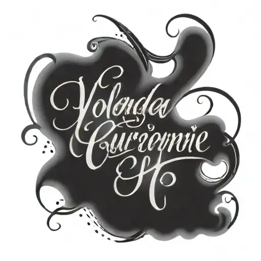 Yolanda Cursive Lettering