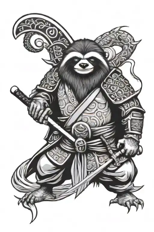 Sloth Samurai Standing
