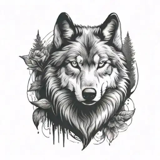 Wolf Tattoo On Hand