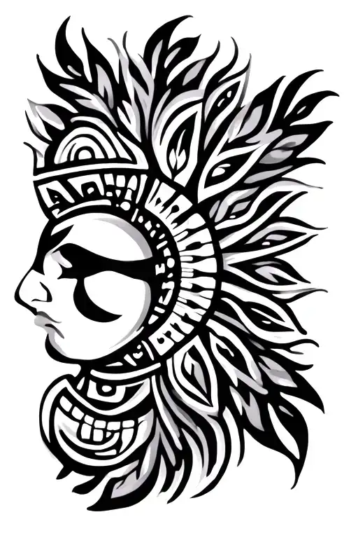 Cherokee Tribal Strength Pattern Feminine Inspired