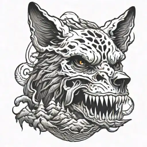 Skull Mountain Smoke Wolf