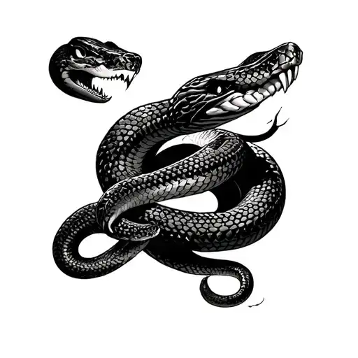 Johnny Silverhands Snake Tattoo On His Arm From Cyberpunk 2077