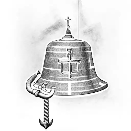 Liberty Bell With Anchor