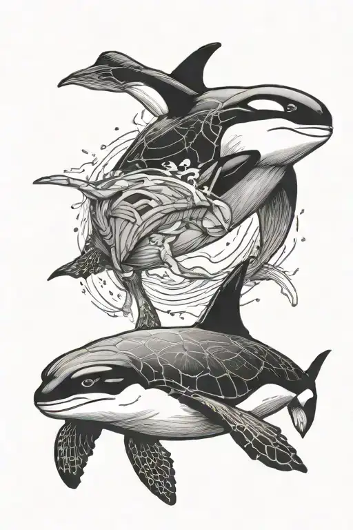 Orca And Turtle