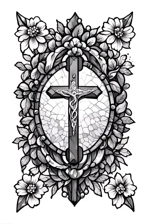 Stained Glass Mysteries Of Rosary