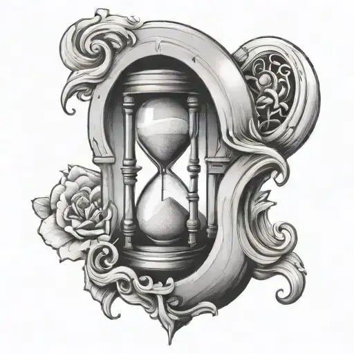 Hourglass And Door