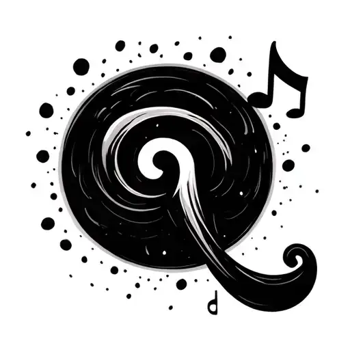 Semi Colon With A Music Note As Period