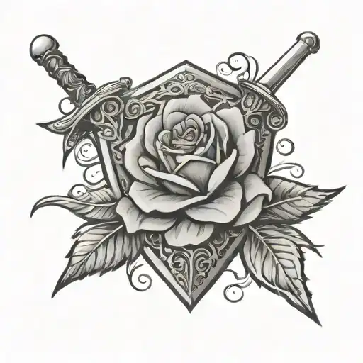 Sword Shield Rose