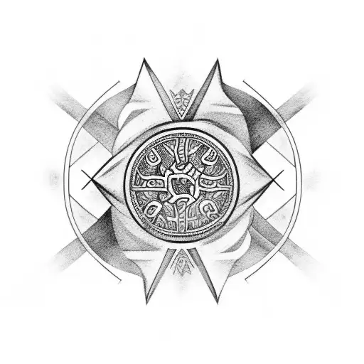 Nordic Sleeve With Vegvisir