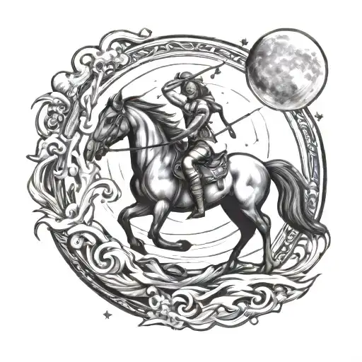 Moon With Sagittarius