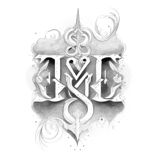 Pretty Posion In Gothic Letters