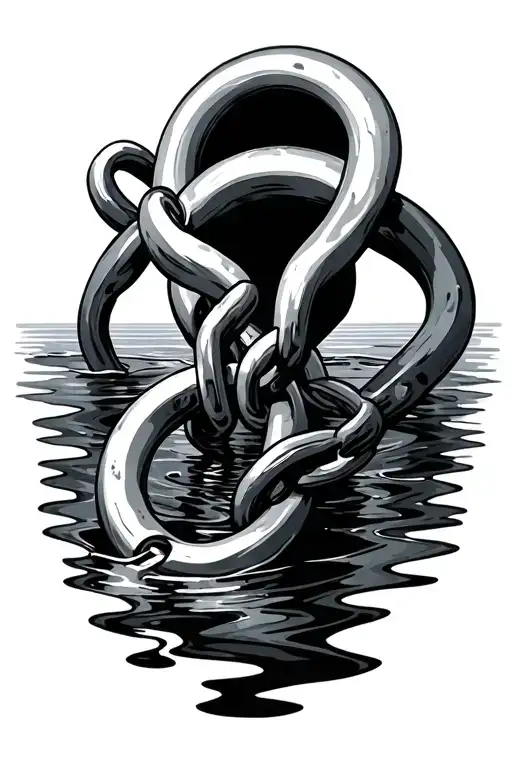 Shackles Sinking In Water