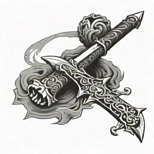 Rusted Sword Staying Straight