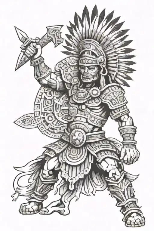 Aztec Warrior Mexican Culture