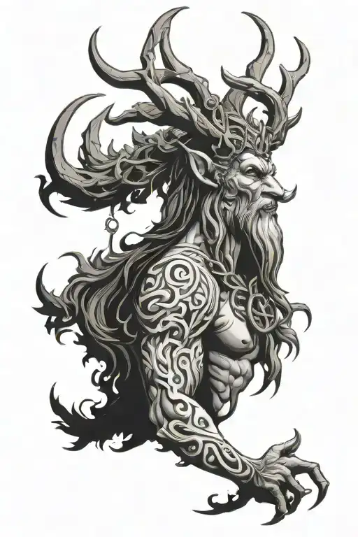 Horned God Of The Forest