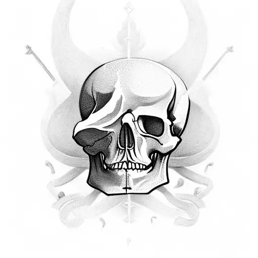 Design A Tattoo Combining Hops And Skull Motifs In A Unique Way