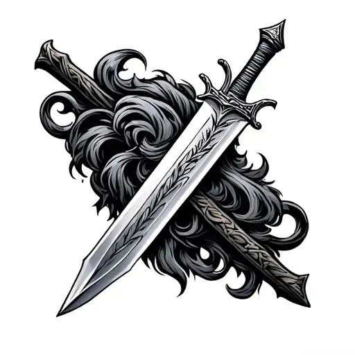 William Wallace Sword Surrounded