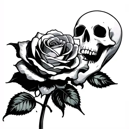 A Ghost Smelling A Rose