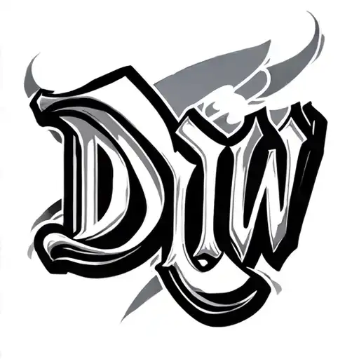 Dmw Lettering