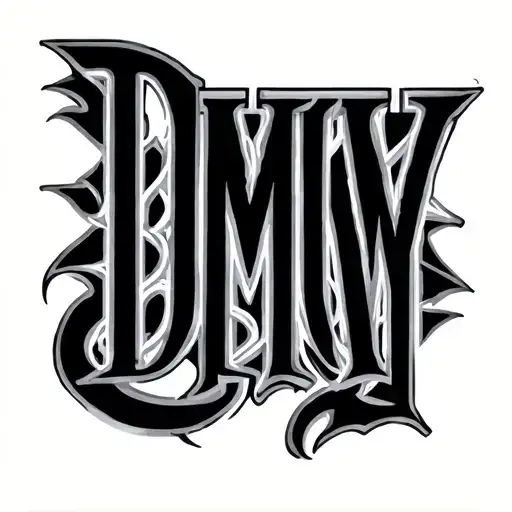 Dmw Lettering