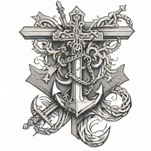 3 Crosses And An Anchor