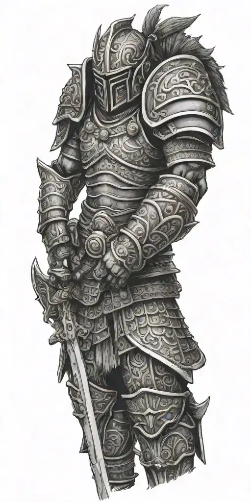 Fighing Samuriai Worrior Half Armour