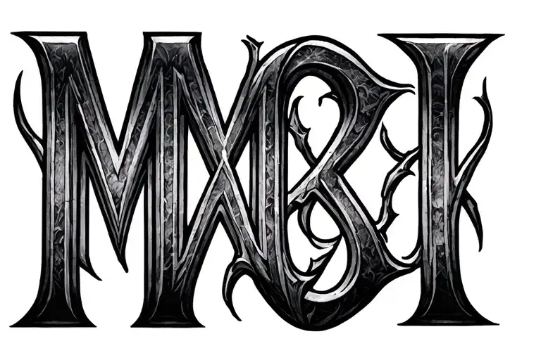Mmxciv In Gothic Font