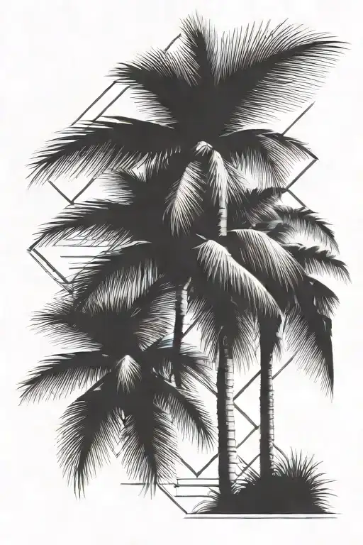 Palm Tree Geometric