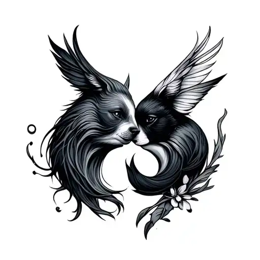 Friendship Simple And Creative Tattoo Design