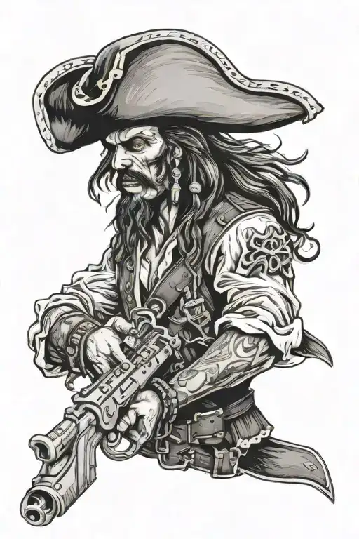 Pirate With Gun