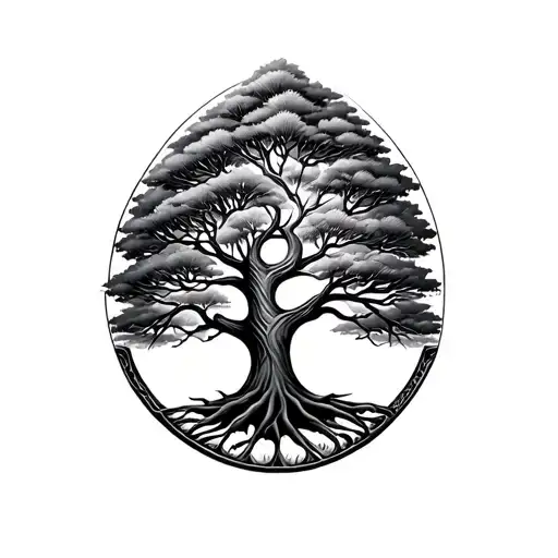 Rainbow Tree Of Life Tree