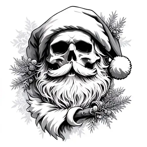 Beautiful Santa Dead