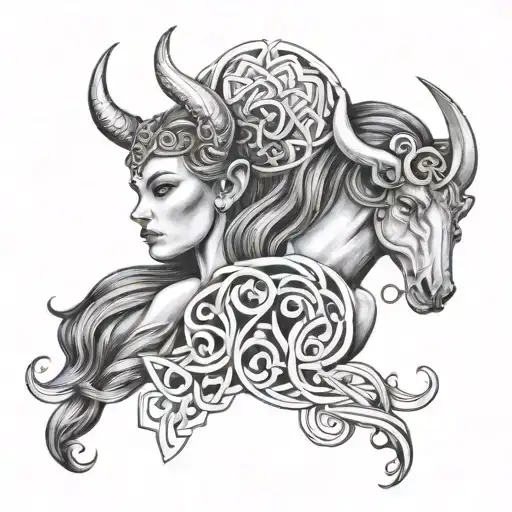 Twin Girls Taurus Princesses Celtic