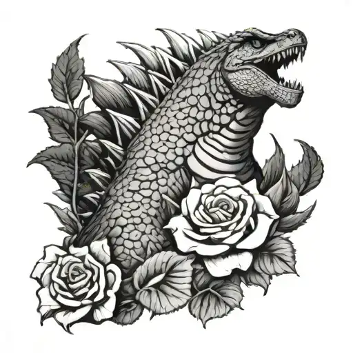Godzilla And Rose