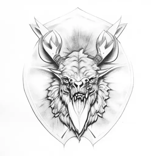 War Roman - Black&grey Arm