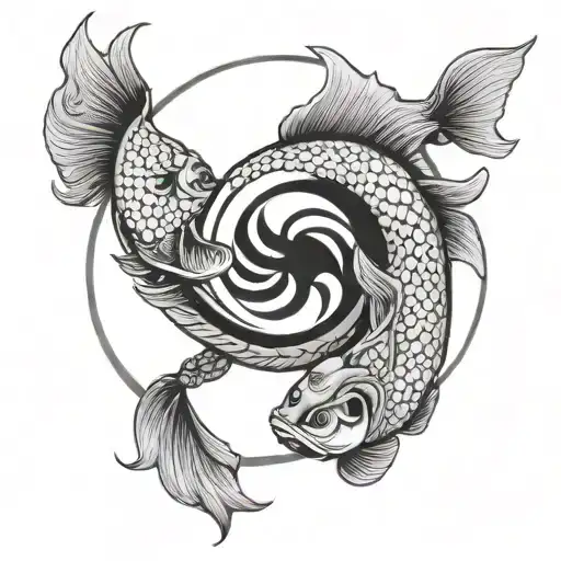 A Bow Who Shot Fish Yin Yang