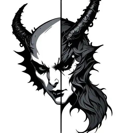 Half Angle Half Demon Negative Space