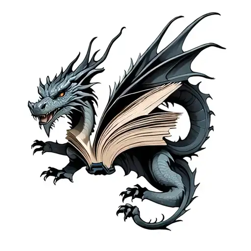 Book Dragon Wrapping