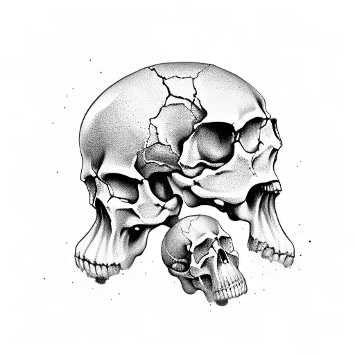 Skull And Words Saying Nothings Forever