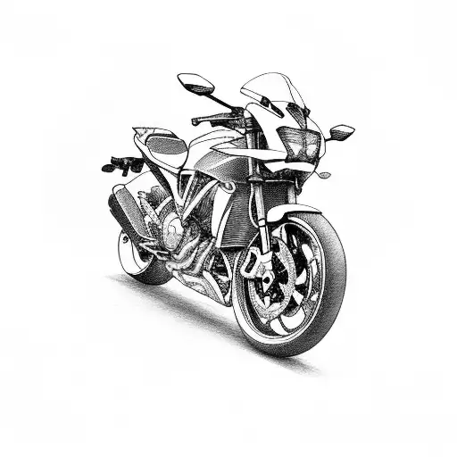 Street Bike With Mountain Bik Track