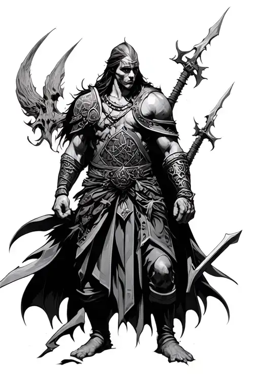 Warrior In Valley Of Death